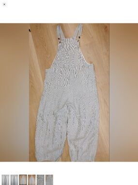 Kleen striped overalls